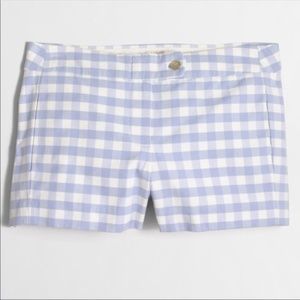 J. Crew Factory Gingham Checker Shorts